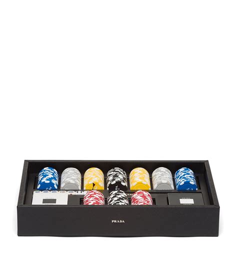 Prada PRADA SAFFIANO LEATHER POKER SET .